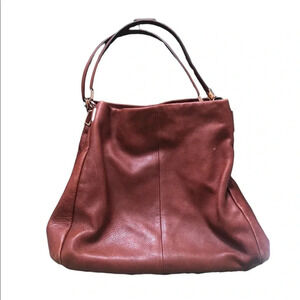 COACH PHOEBE LEATHER SHOULDER BAG